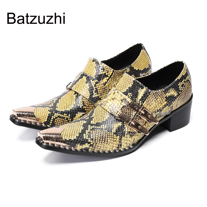 Men'S Grooming Oxford - Batzuzhi Yeni Tasarım Erkek Ayakkabıları Altın
