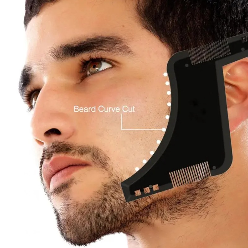 Men'S Grooming Tool - 1 Adet Erkek Sakal Şekillendirme Tarağı