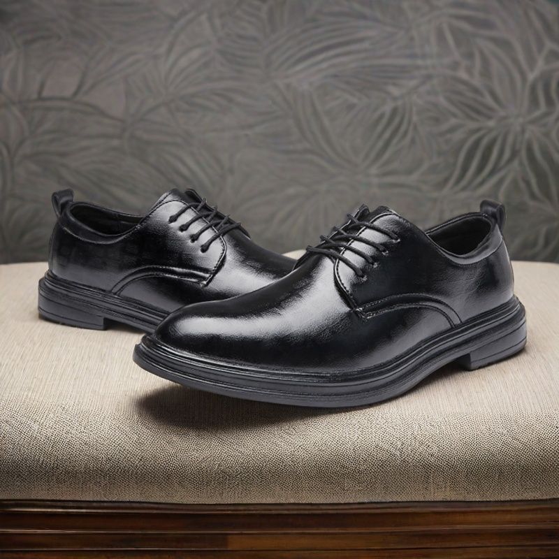 Men'S Grooming Oxford - Erkek İngiliz Brogue Elbise Ayakkabıları Siyah