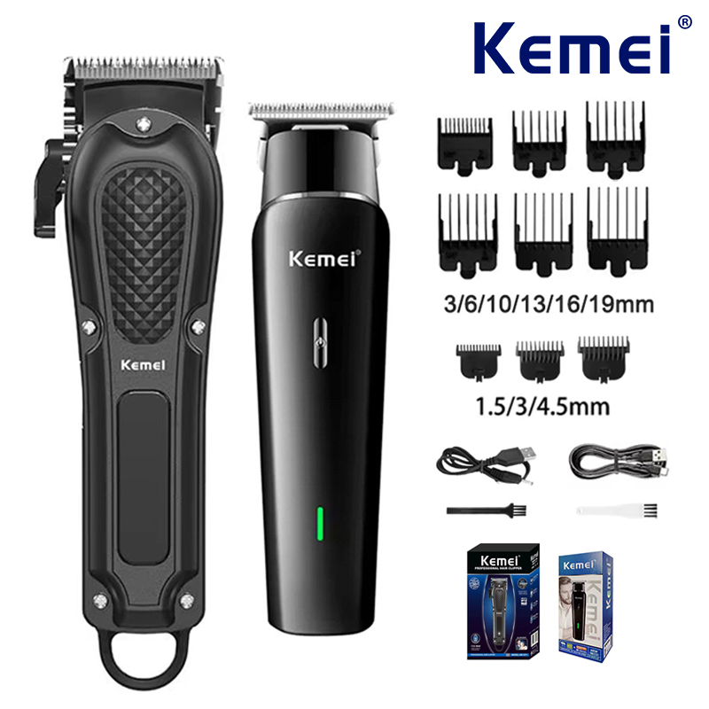 Mens Grooming Tools - Kemei Elektrikli Saç Kesme Makinesi Seti