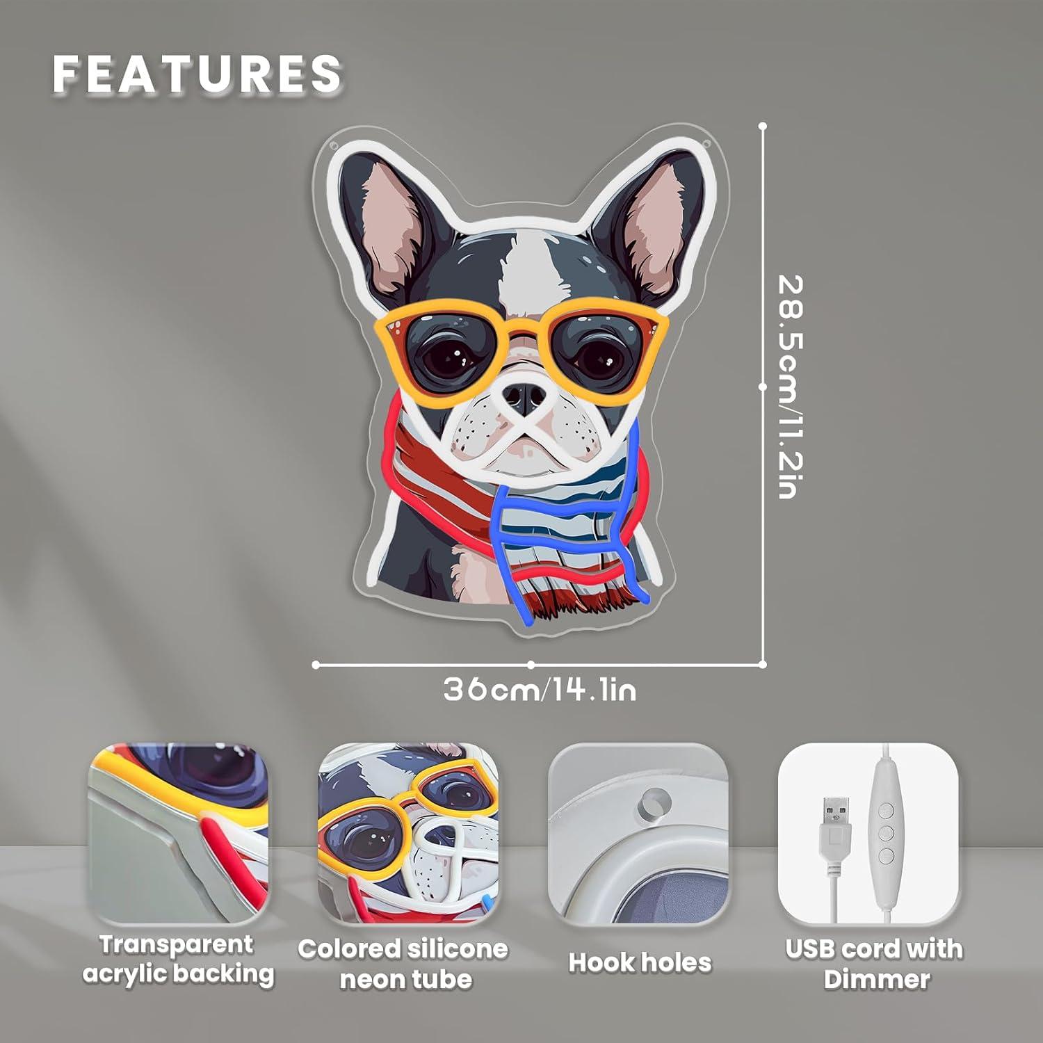 Fransız Bulldog Neon Tabela Kı - Men'S Grooming Room incelemesi ve fiyatı