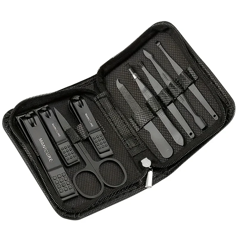 9 Parçalı 1'de Manikür Seti Pe - Men'S Grooming Tool incelemesi ve fiyatı