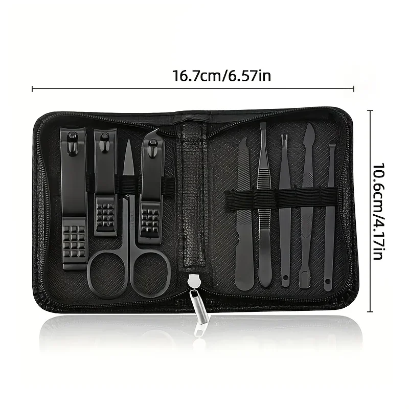 9 Parçalı 1'de Manikür Seti Pe - Men'S Grooming Tool incelemesi ve fiyatı