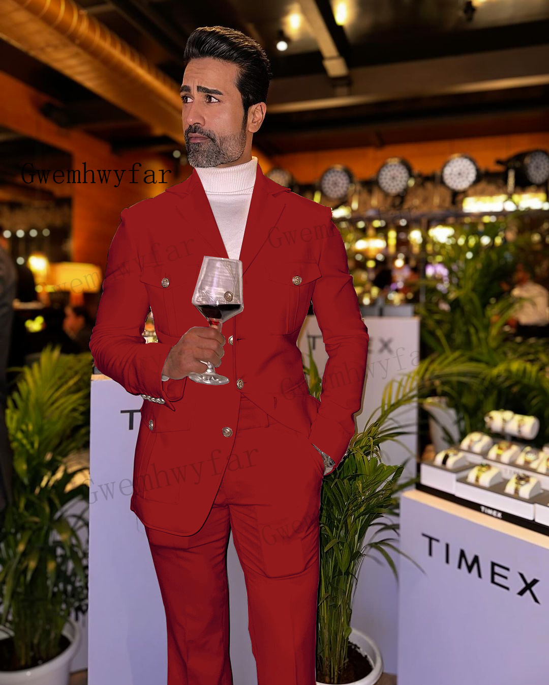 Gwslim Fit uzun kollu erkek gö - Men'S Grooming Jacket incelemesi ve fiyatı