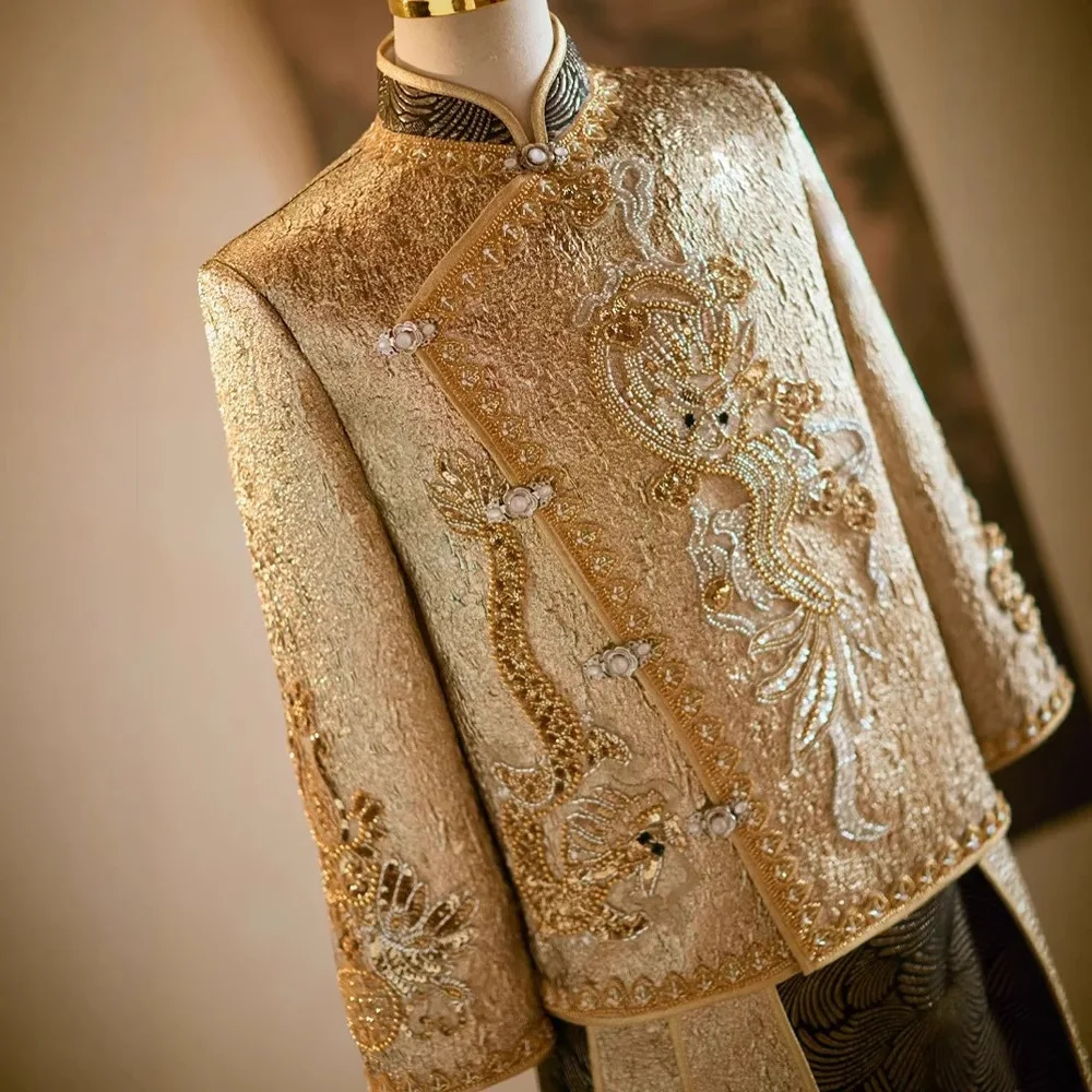 Çin Tarzı Düğün Damat Kostüm L - Men'S Grooming For Marriage incelemesi ve fiyatı