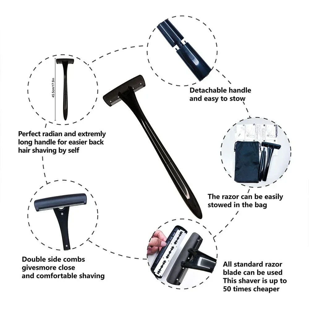 Erkekler için Uzun Saplı Sırt  - Men'S Grooming Hair Removal incelemesi ve fiyatı